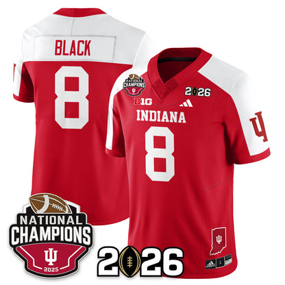 Indiana H Vapor Limited Football Jersey V3 - 2025 National Champions - All Stitched-DTD