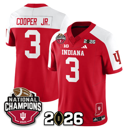 Indiana H Vapor Limited Football Jersey V3 - 2025 National Champions - All Stitched-DTD