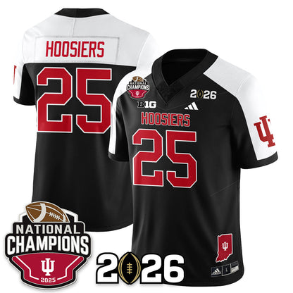 Indiana H Vapor Limited Football Jersey V3 - 2025 National Champions - All Stitched-DTD