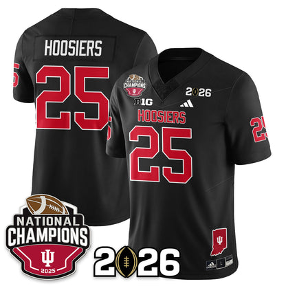 Indiana H Vapor Limited Football Jersey V3 - 2025 National Champions - All Stitched-DTD