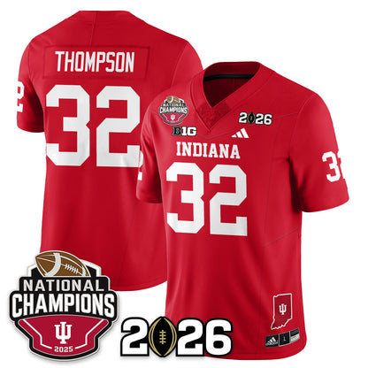 Indiana H Vapor Limited Football Jersey V3 - 2025 National Champions - All Stitched-DTD