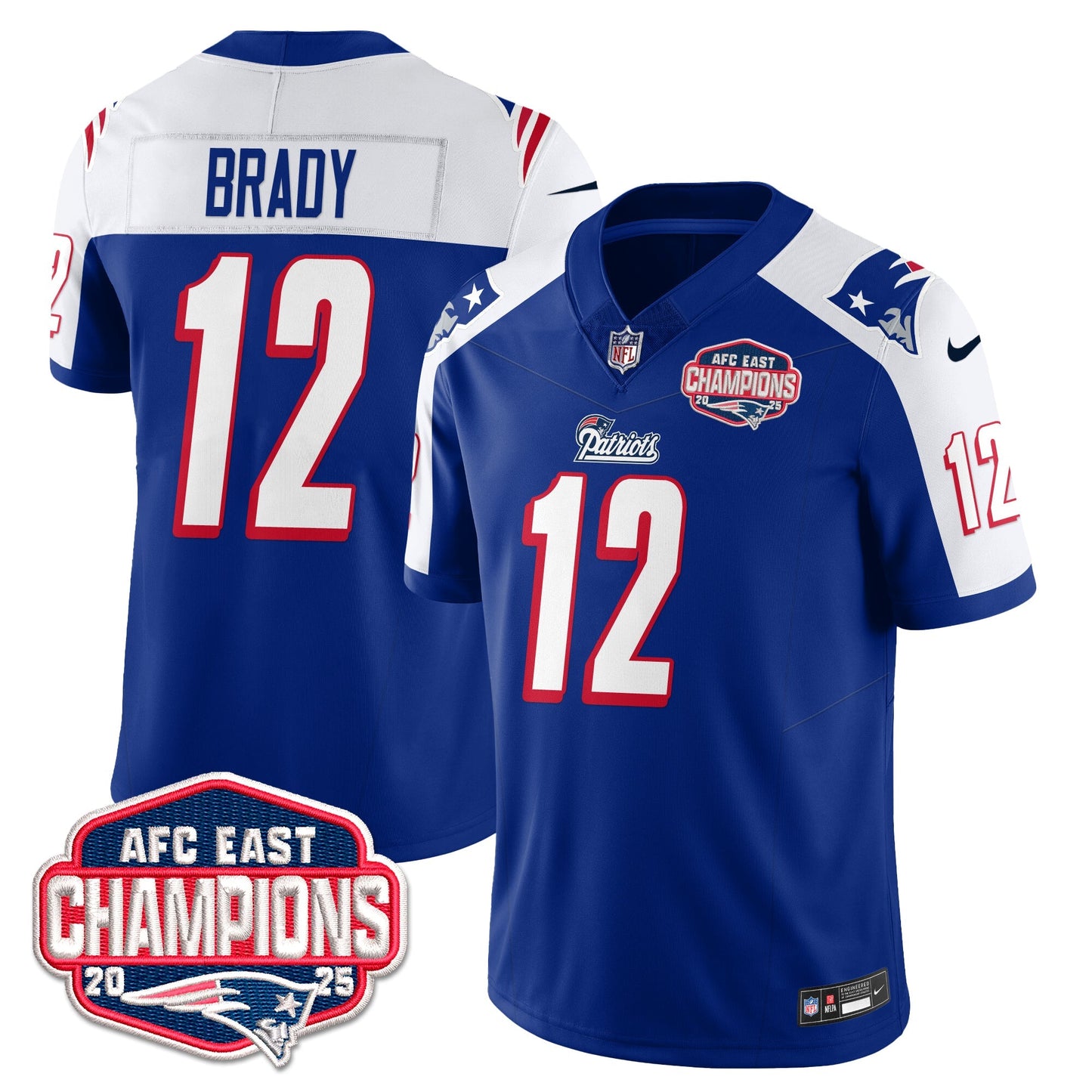 NE 1996 Throwback Limited Vapor Jersey – All Stitched-DTD