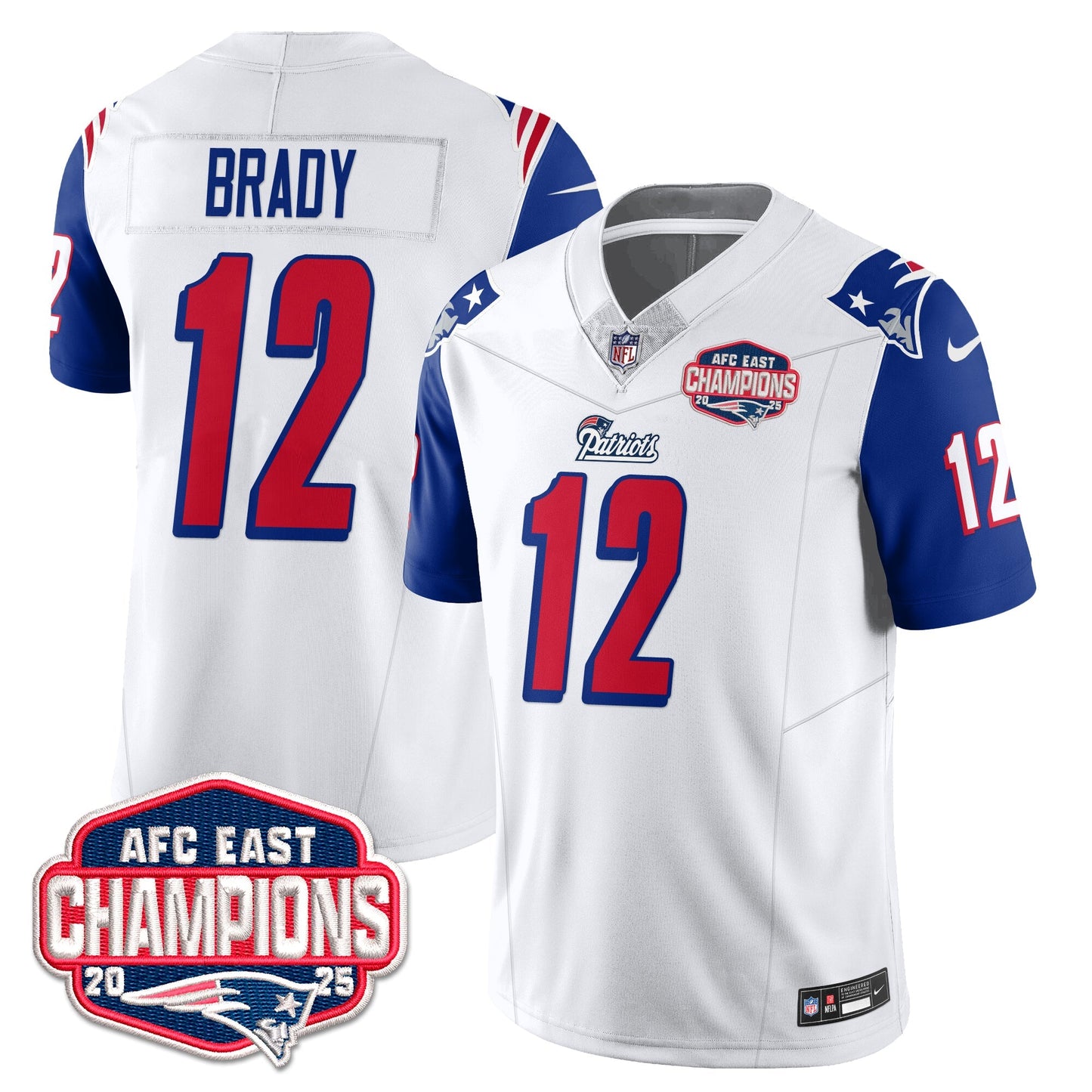 NE 1996 Throwback Limited Vapor Jersey – All Stitched-DTD