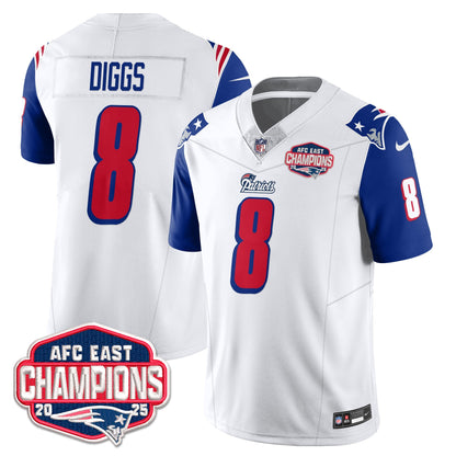 NE 1996 Throwback Limited Vapor Jersey – All Stitched-DTD