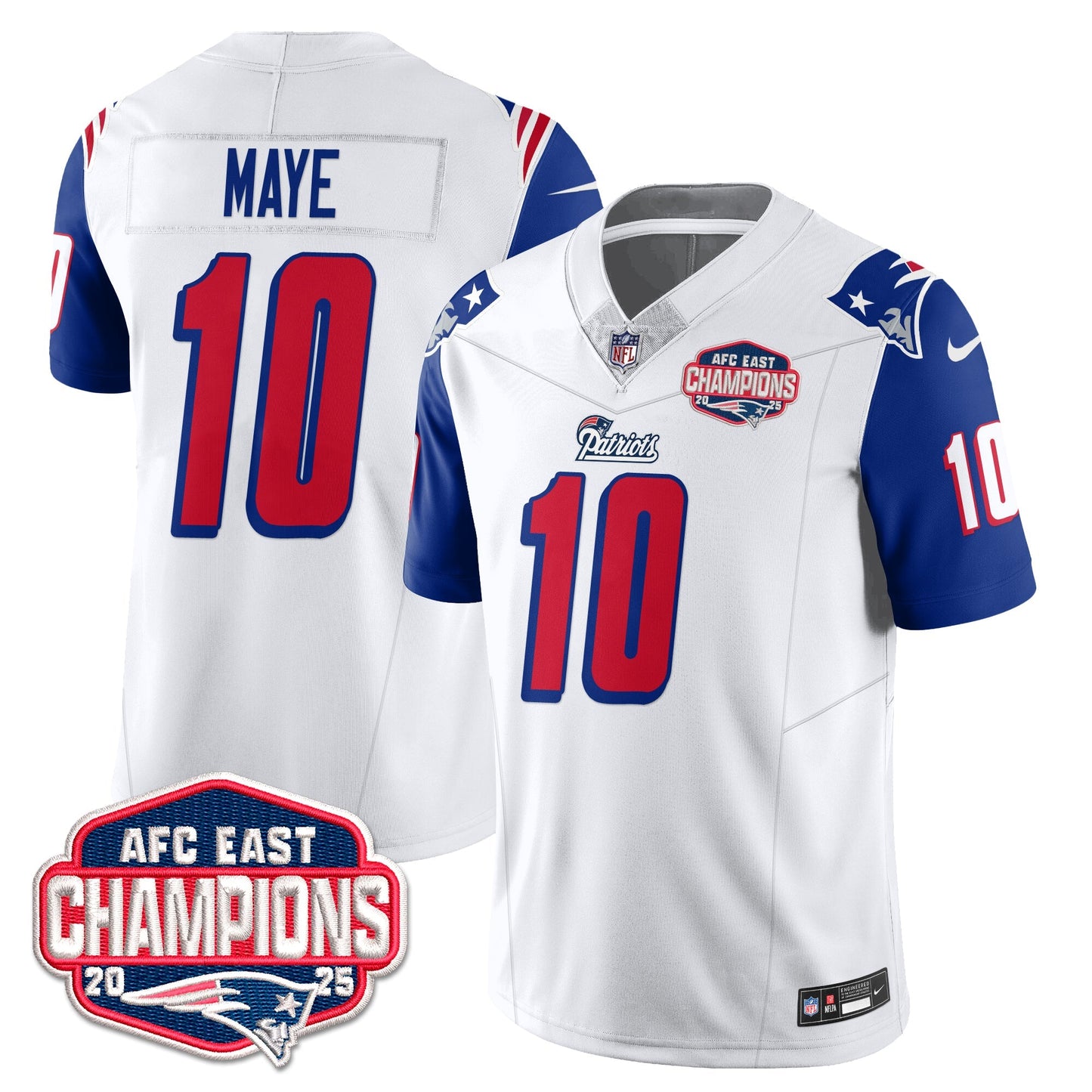 NE 1996 Throwback Limited Vapor Jersey – All Stitched-DTD
