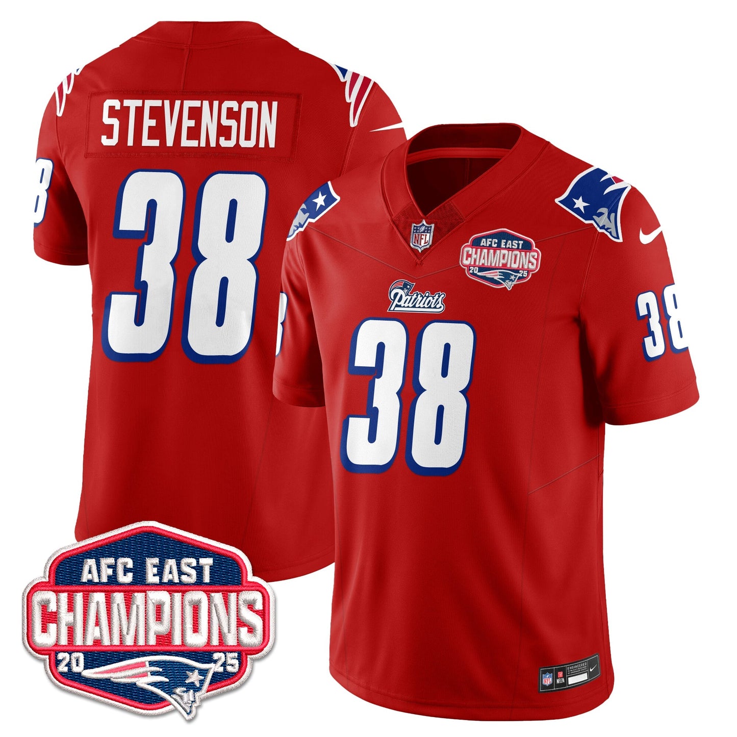 NE 1996 Throwback Limited Vapor Jersey – All Stitched-DTD