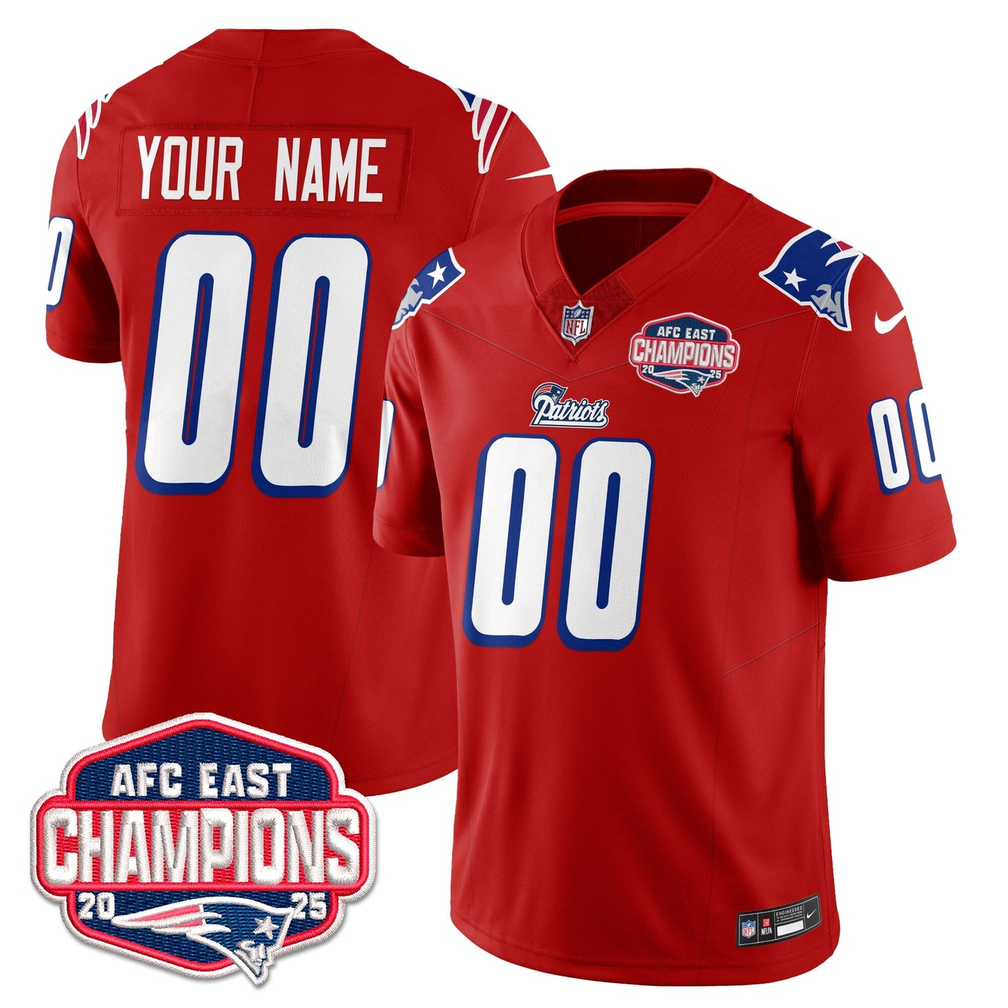 NE 1996 Throwback Limited Vapor Jersey – All Stitched-DTD