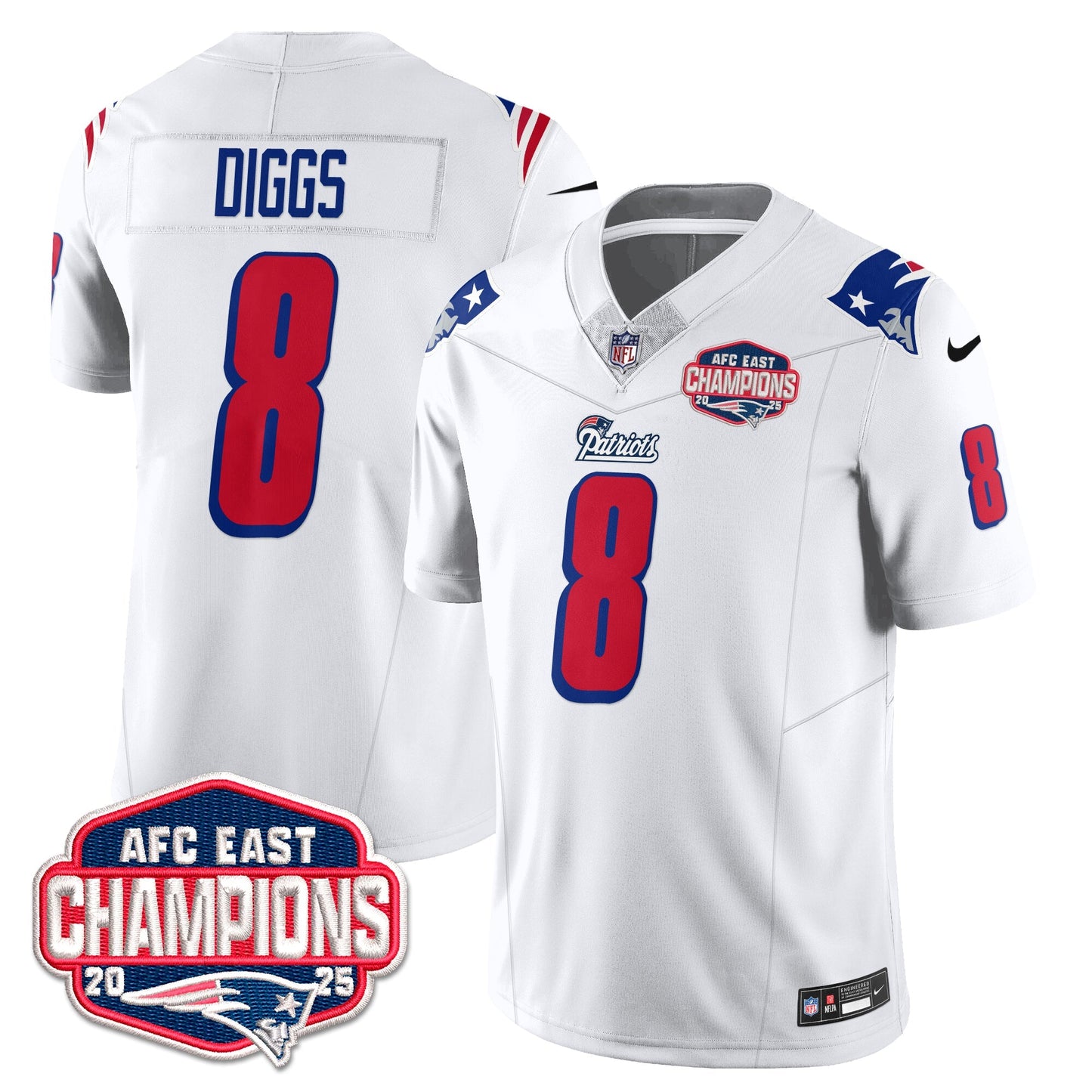 NE 1996 Throwback Limited Vapor Jersey – All Stitched-DTD