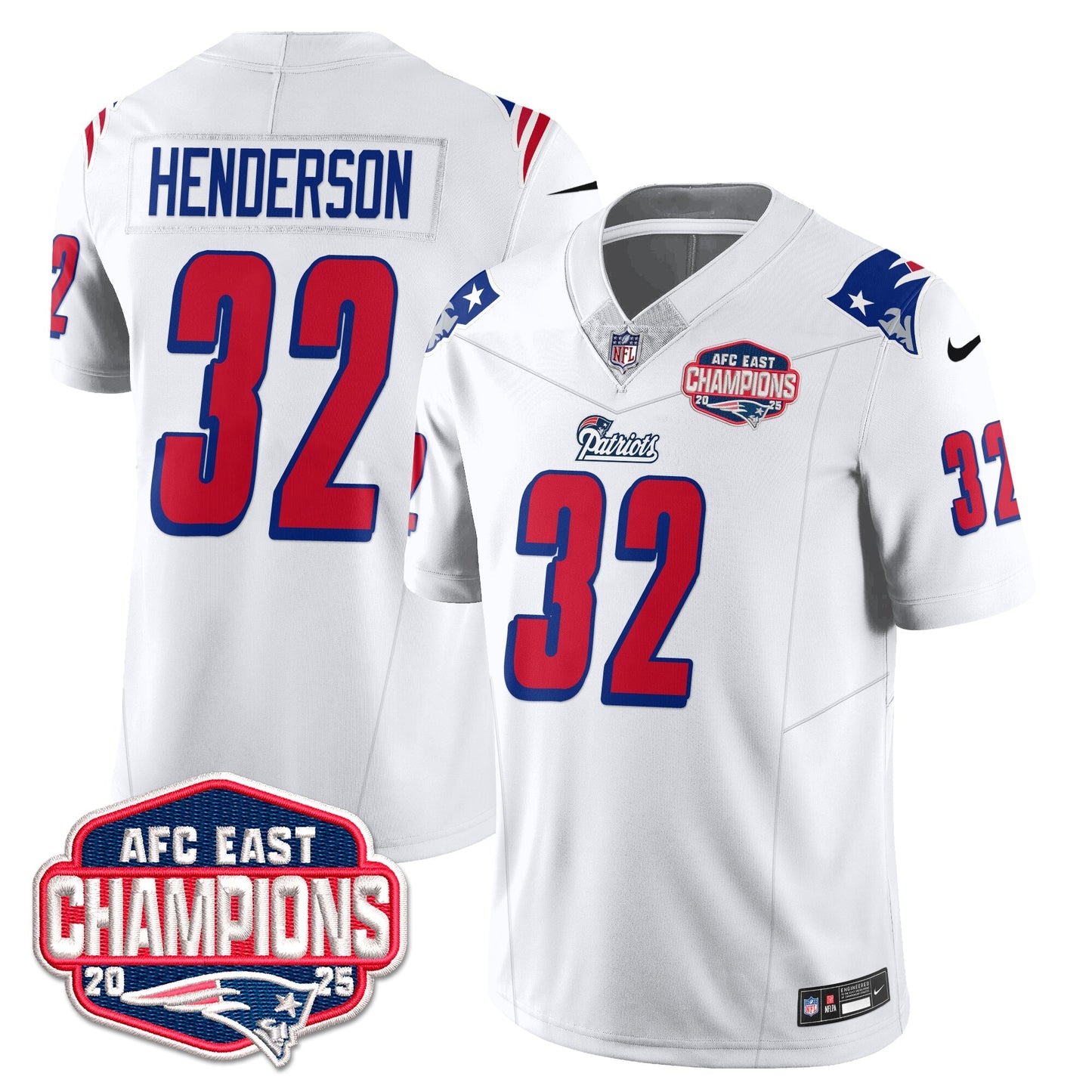 NE 1996 Throwback Limited Vapor Jersey – All Stitched-DTD