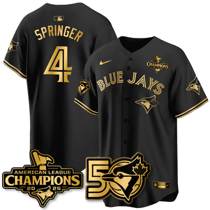 TBJ 2025 American League Champions Vapor Limited Jersey - 50th Season - All Stitched-DTD