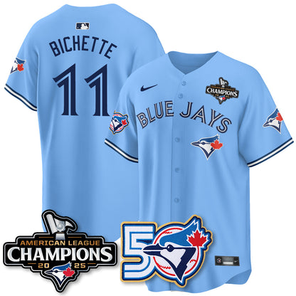 TBJ 2025 American League Champions Vapor Limited Jersey - 50th Season - All Stitched-DTD
