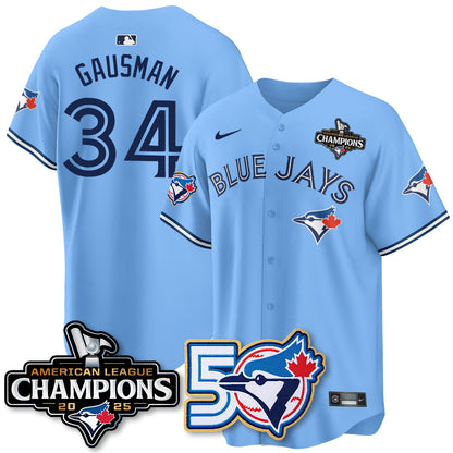 TBJ 2025 American League Champions Vapor Limited Jersey - 50th Season - All Stitched-DTD