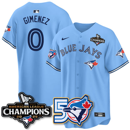 TBJ 2025 American League Champions Vapor Limited Jersey - 50th Season - All Stitched-DTD