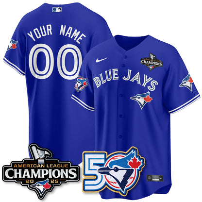 Custom TBJ 2025 American League Champions Vapor Limited Jersey - 50th Season - All Stitched-DTD