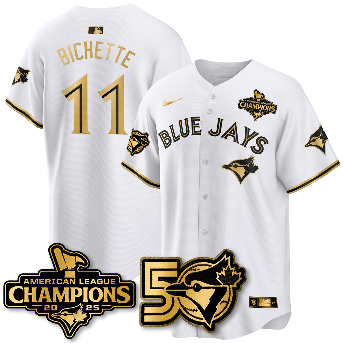 TBJ 2025 American League Champions Vapor Limited Jersey - 50th Season - All Stitched-DTD