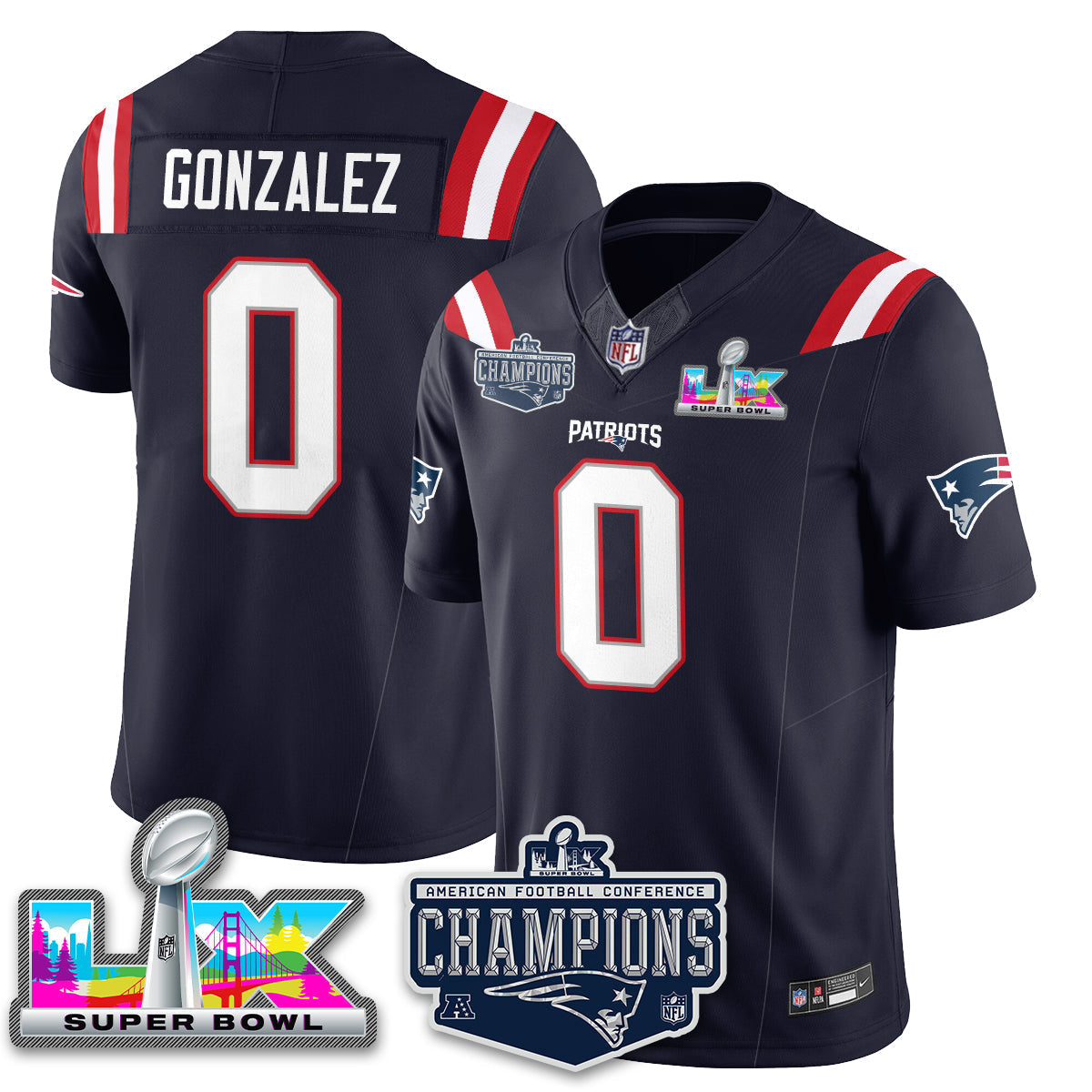 NE 2025 AFC Champions Vapor Limited Jersey - All Stitched-DTD