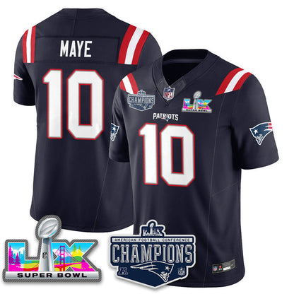 Men' NE 2025 Vapor Jersey - AFC Champions Limited Patch - All Stitched n15-DTD