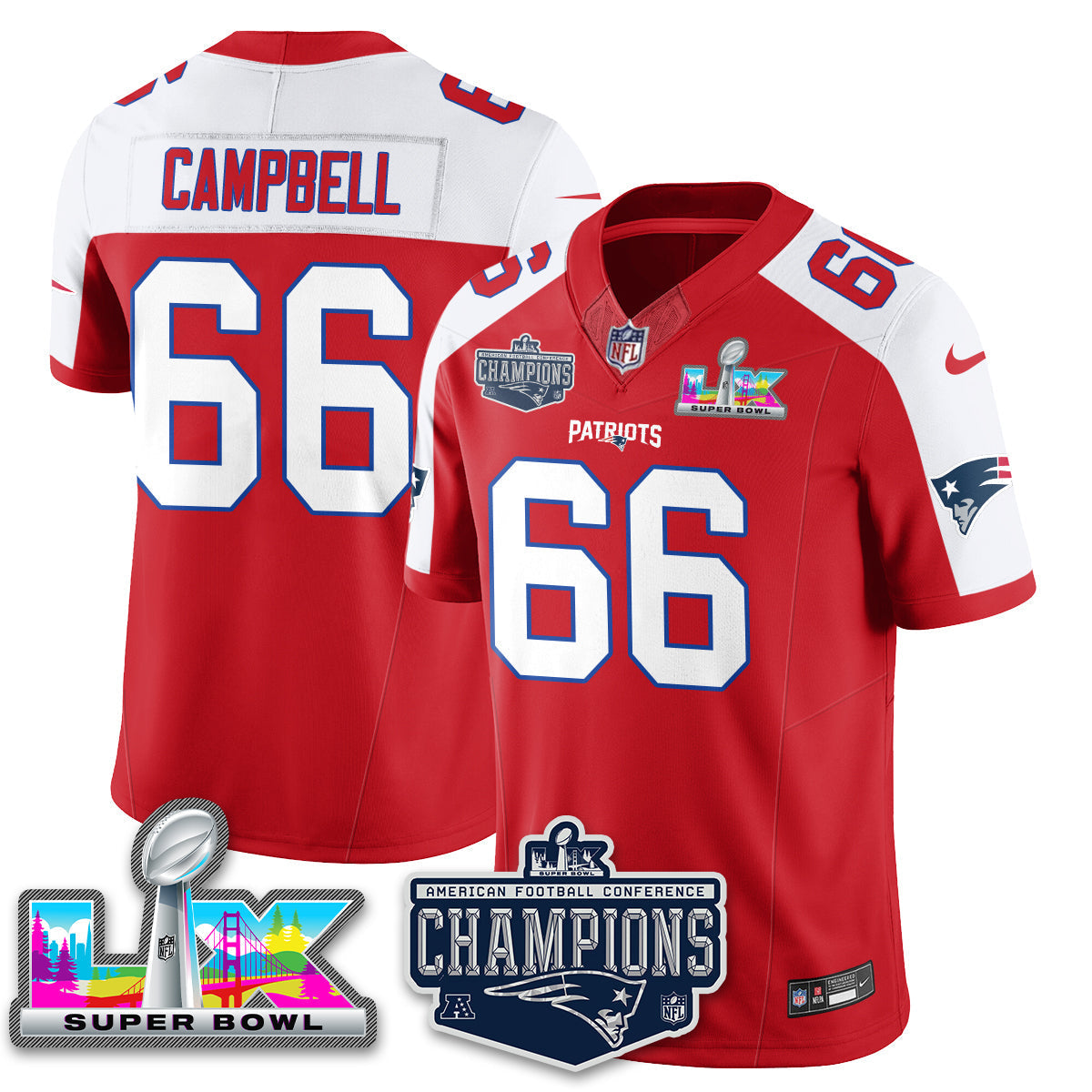 NE 2025 AFC Champions Vapor Limited Jersey - All Stitched-DTD