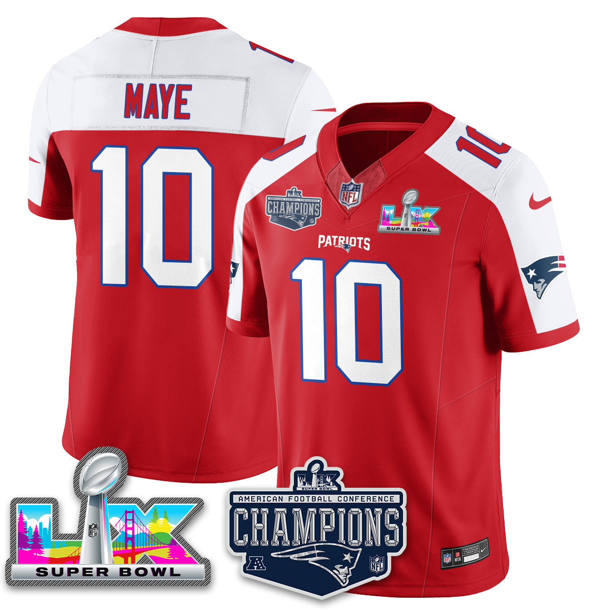NE 2025 AFC Champions Vapor Limited Jersey - All Stitched-DTD