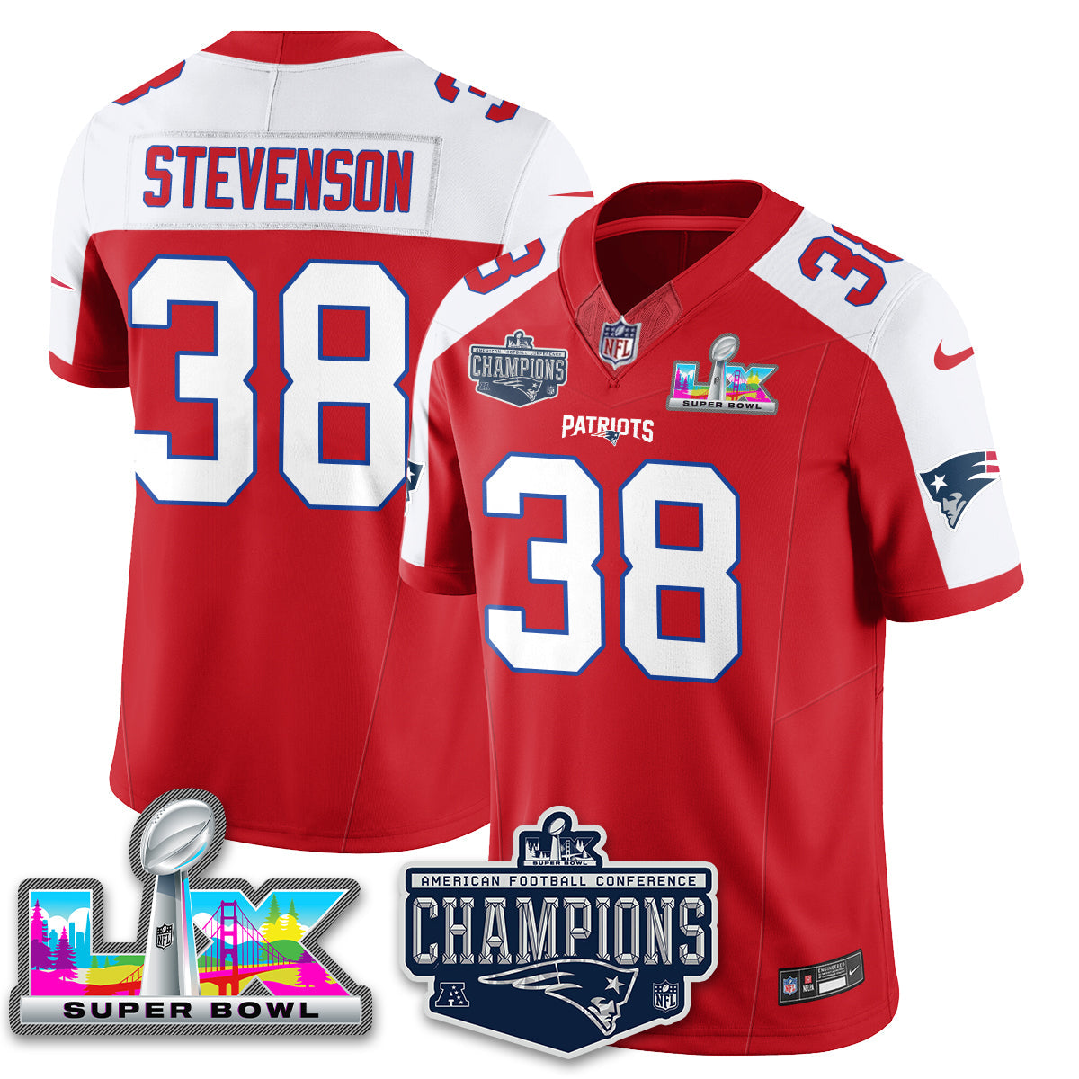 NE 2025 AFC Champions Vapor Limited Jersey - All Stitched-DTD