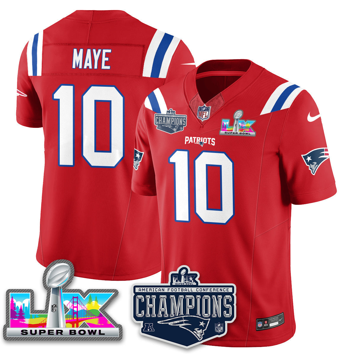 NE 2025 AFC Champions Vapor Limited Jersey - All Stitched-DTD