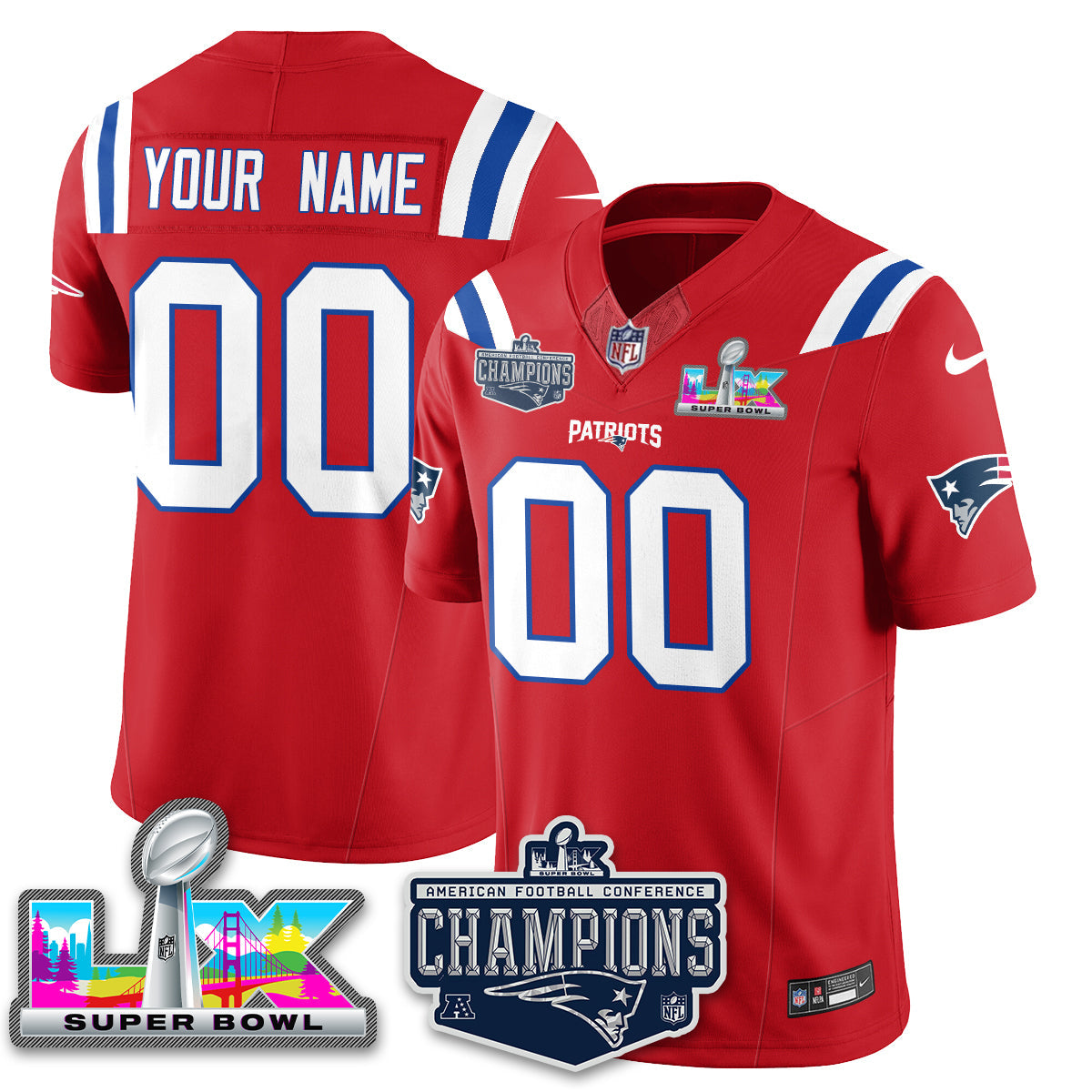 NE 2025 AFC Champions Vapor Limited Jersey - All Stitched-DTD