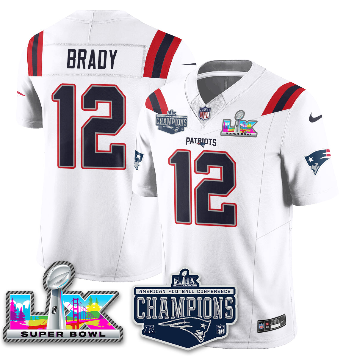 NE 2025 AFC Champions Vapor Limited Jersey - All Stitched-DTD
