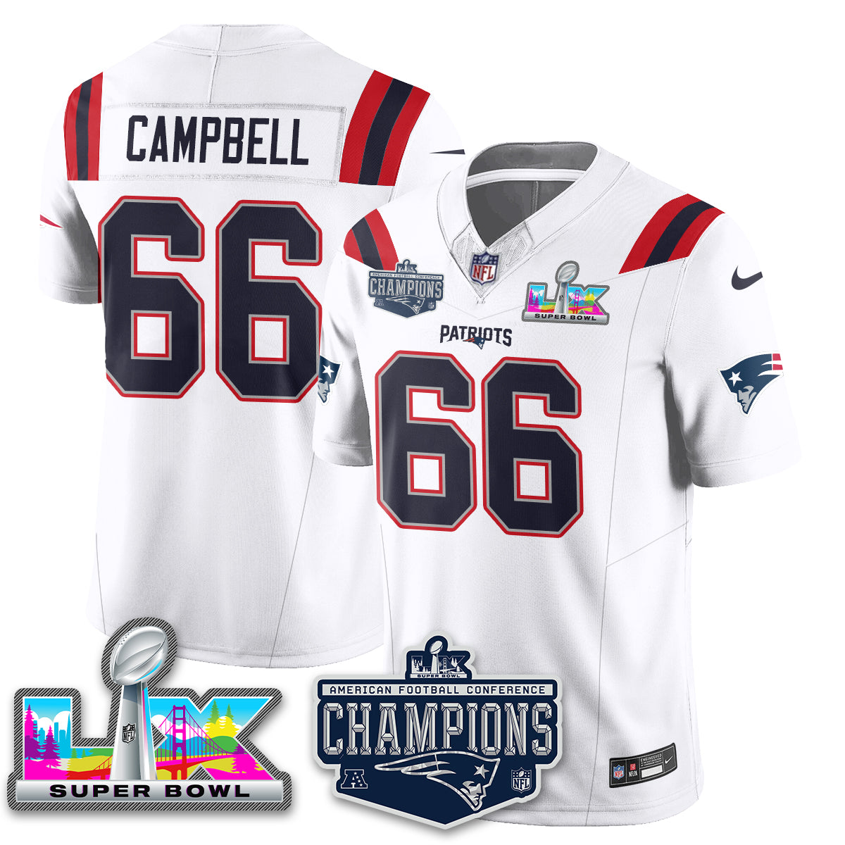 NE 2025 AFC Champions Vapor Limited Jersey - All Stitched-DTD