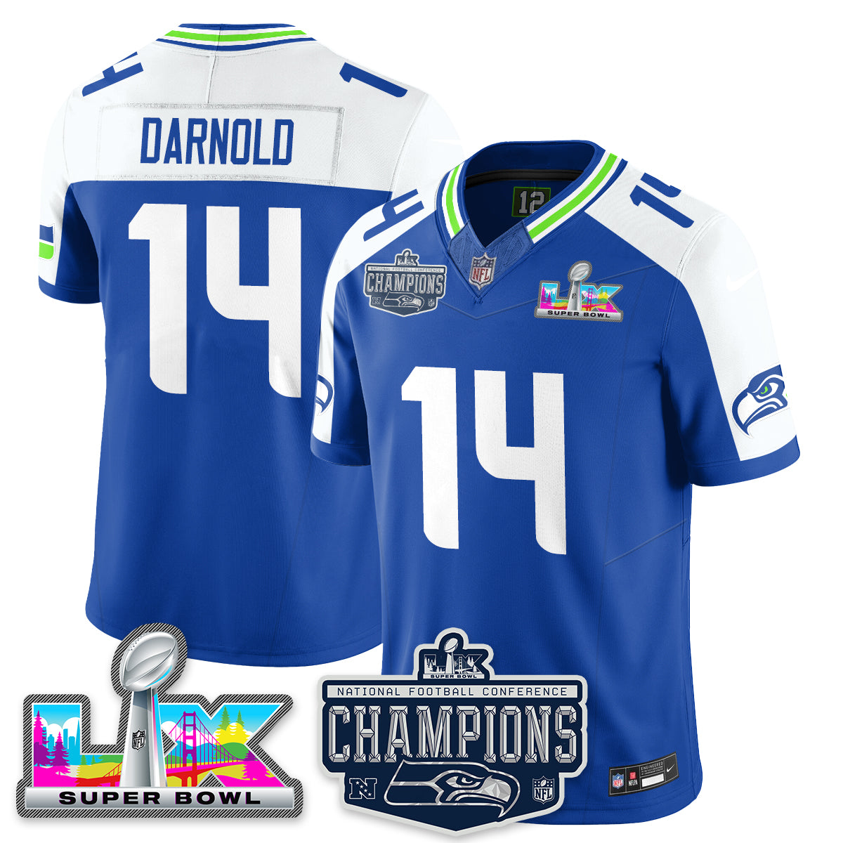 SEA 2025 NFC Champions Vapor Limited Jersey - All Stitched-DTD