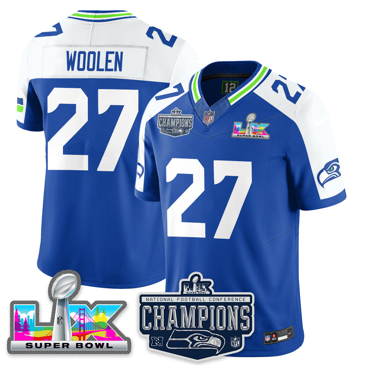 SEA 2025 NFC Champions Vapor Limited Jersey - All Stitched-DTD