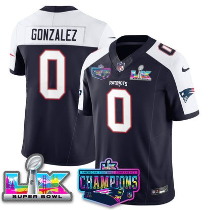 NE 2025 Vapor Jersey - AFC Champions Limited Patch - All Stitched-DTD