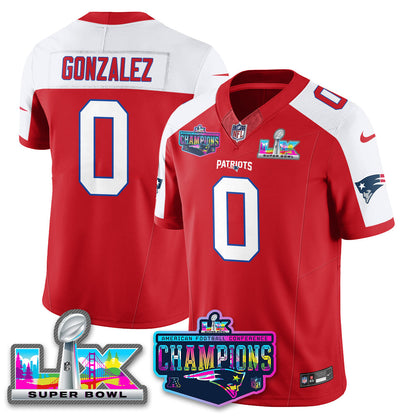 NE 2025 Vapor Jersey - AFC Champions Limited Patch - All Stitched-DTD