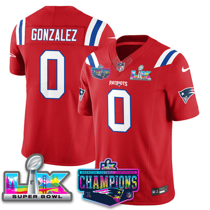 NE 2025 Vapor Jersey - AFC Champions Limited Patch - All Stitched-DTD