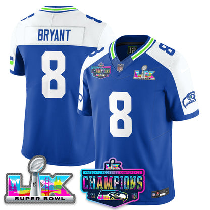SEA 2025 Vapor Limited Jersey - NFC Champions Limited Patch - All Stitched-DTD
