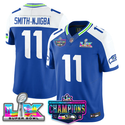 SEA 2025 Vapor Limited Jersey - NFC Champions Limited Patch - All Stitched-DTD
