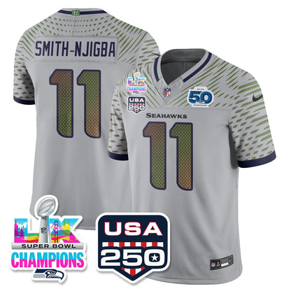 SEA Super Bowl LX Champions Jersey - All Stitched N1-DTD