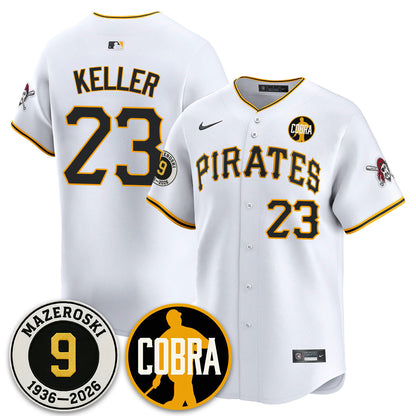 PIT Memories Vapor Limited Jersey - Bill Mazeroski Patch - All Stitched-DTD