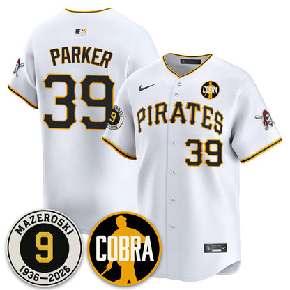 PIT Memories Vapor Limited Jersey - Bill Mazeroski Patch - All Stitched-DTD