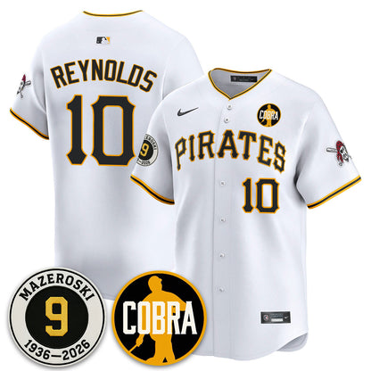 PIT Memories Vapor Limited Jersey - Bill Mazeroski Patch - All Stitched-DTD