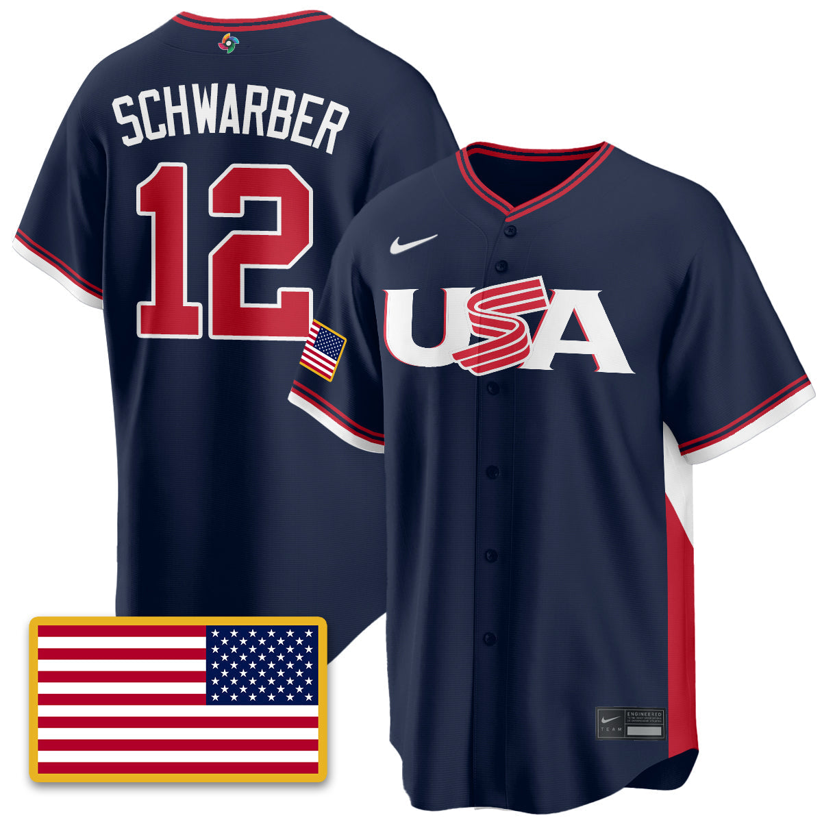 USA Baseball  2026 World Baseball Classic Limited Jersey - All Stitched-DTD
