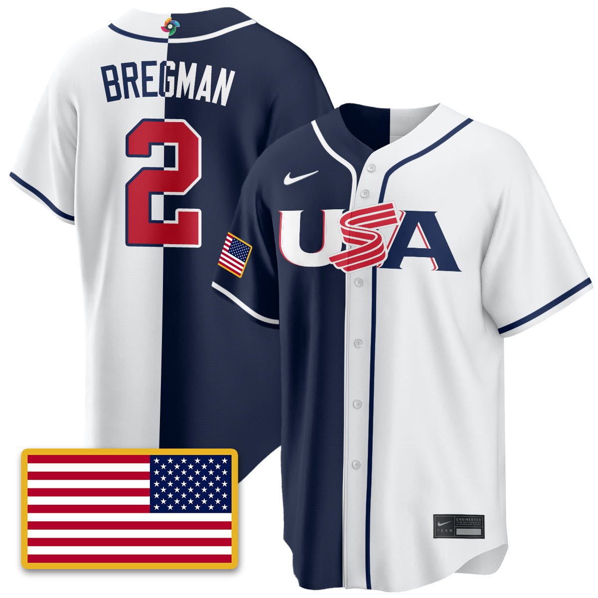 USA Baseball  2026 World Baseball Classic Limited Jersey - All Stitched-DTD