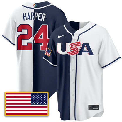 USA Baseball  2026 World Baseball Classic Limited Jersey - All Stitched-DTD