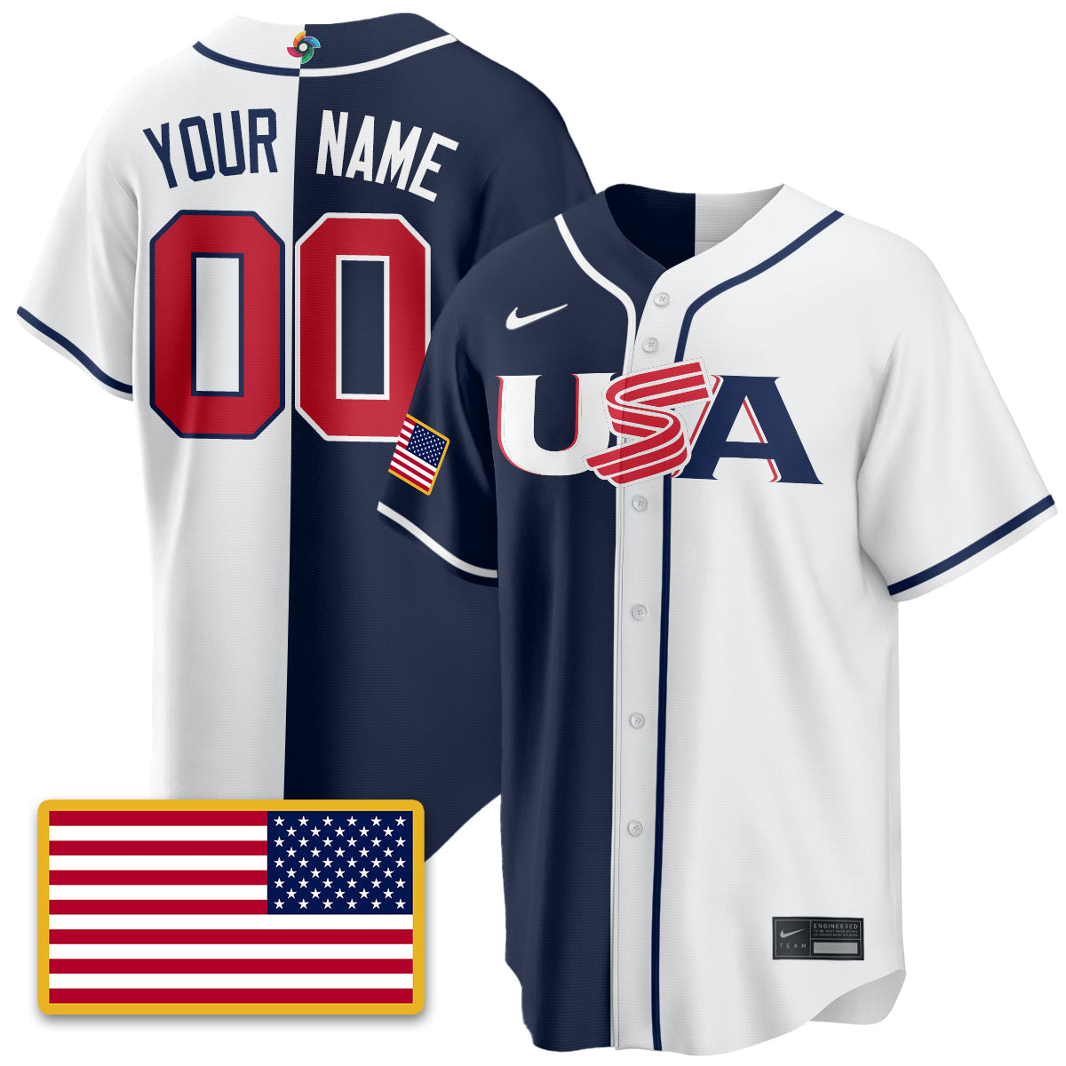 USA Baseball  2026 World Baseball Classic Limited Jersey - All Stitched-DTD