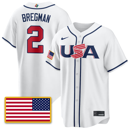 USA Baseball  2026 World Baseball Classic Limited Jersey - All Stitched-DTD