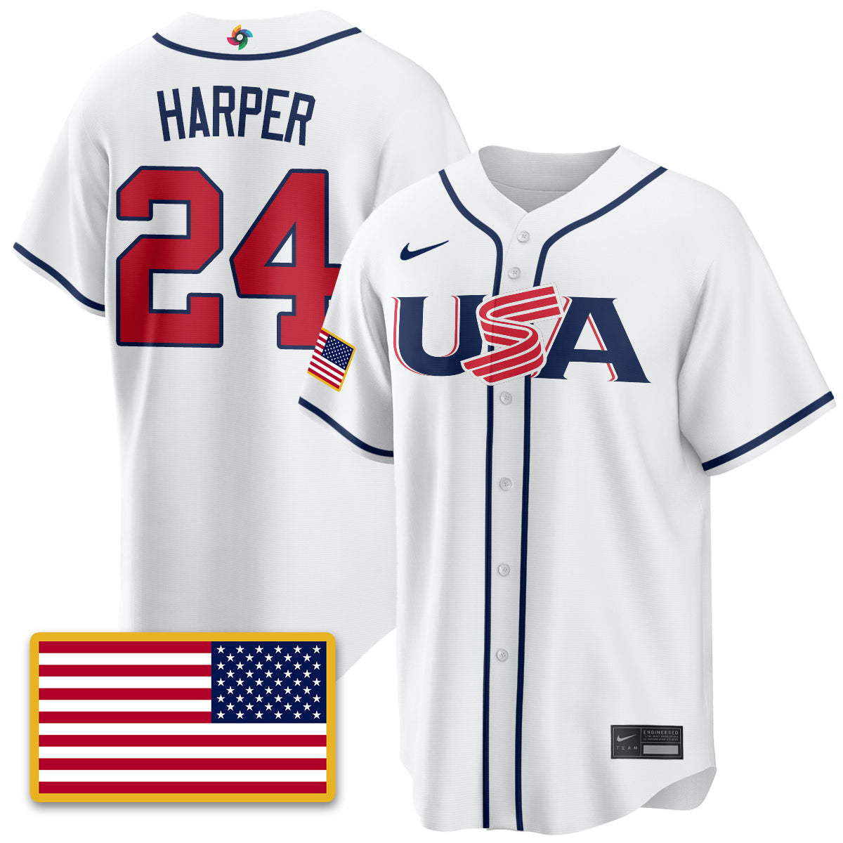 USA Baseball  2026 World Baseball Classic Limited Jersey - All Stitched-DTD