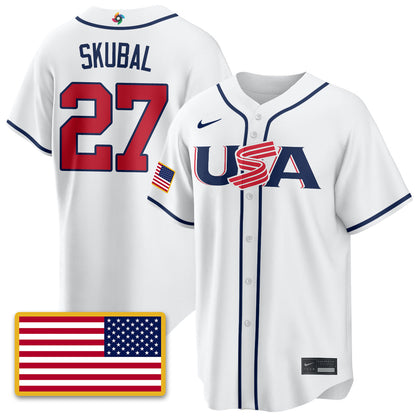 USA Baseball  2026 World Baseball Classic Limited Jersey - All Stitched-DTD