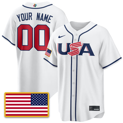 USA Baseball  2026 World Baseball Classic Limited Jersey - All Stitched-DTD