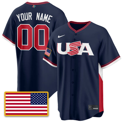 USA Baseball 2026 World Baseball Classic Limited Custom Jersey - All Stitched-DTD