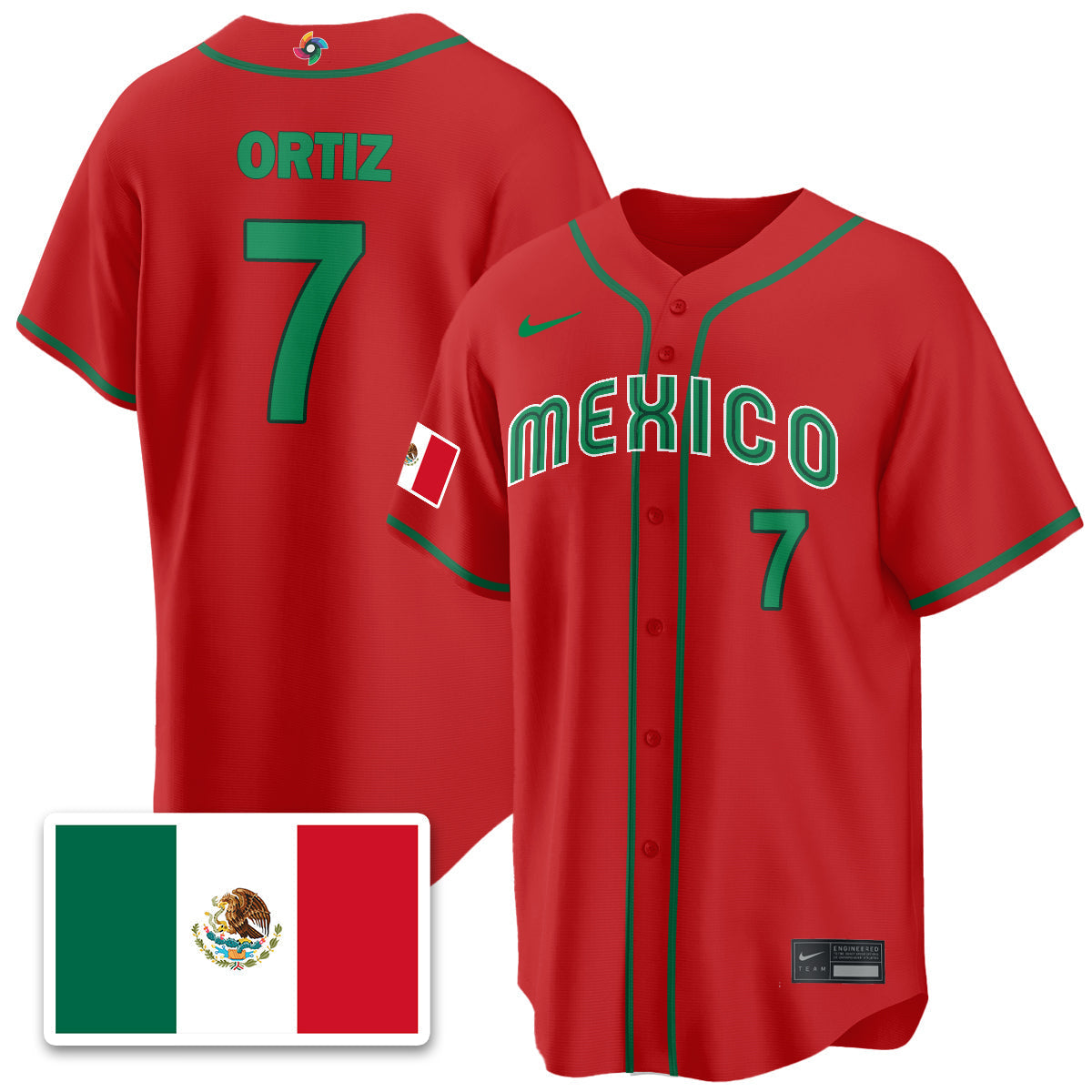 Mexico Baseball 2026 World Baseball Classic Limited Jersey - All Stitched-DTD