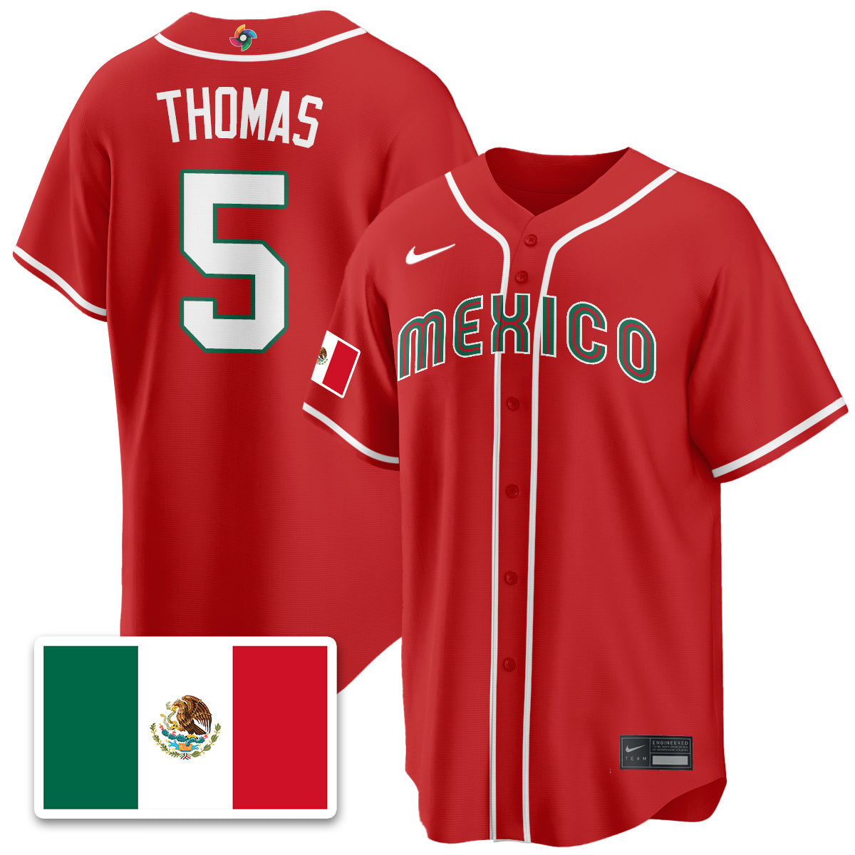 Mexico Baseball 2026 World Baseball Classic Limited Jersey - All Stitched-DTD